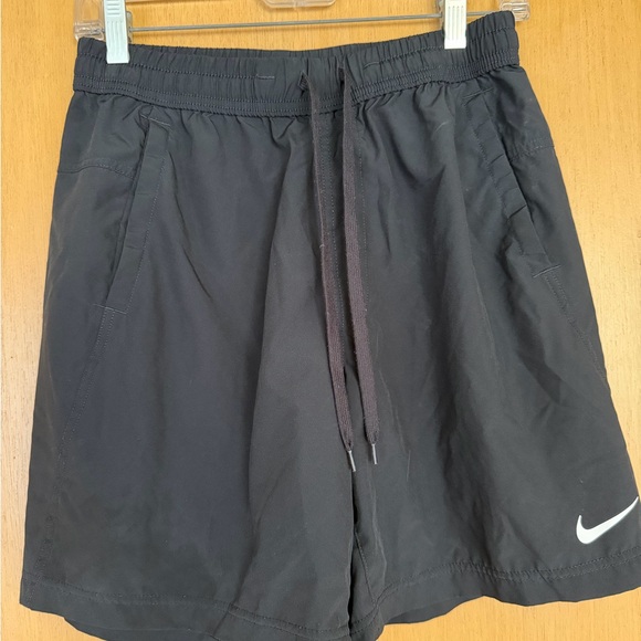 Nike Other - Nike Men’s Black Athletic Drawstring Shorts with Swoosh